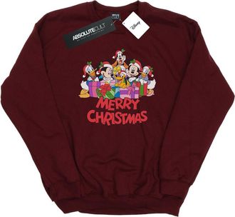 Disney Heren Mickey Mouse en vrienden Kerstmis Sweatshirt (Bourgondi&euml;)
