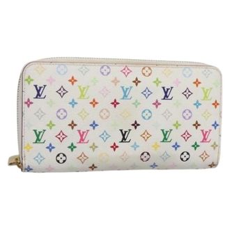 Louis Vuitton Pre-owned Wallets, female, Multicolor, Size: ONE SIZE Pre-owned Canvas Wallet