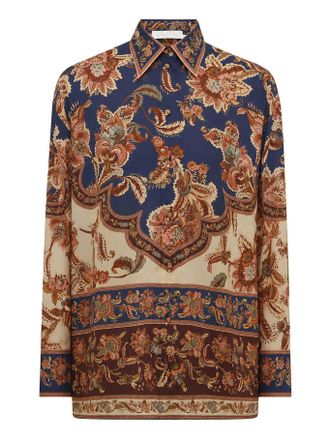 Zimmermann ASTER PRINTED SILK SHIRT - Zimmermann - Woman