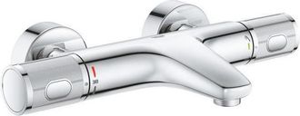 GROHE V&aacute;lvula Termost&aacute;tica De Ducha Precision Feel, Montaje En La Pared, Indicador De Temperatura, Filtros Integrados, Cromo, 3478800 - Grohe