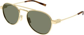 Saint Laurent SL 708 003 Mens Sunglasses Gold Size 99