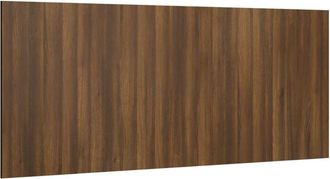 vidaXL Cabecero de cama madera contrachapada roble marrón 200x1,5x80cm Vidaxl