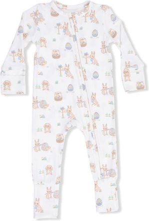 Angel Dear Easter Egg Hunt Convertible Footie in Ivory at Nordstrom, Size 18-24M