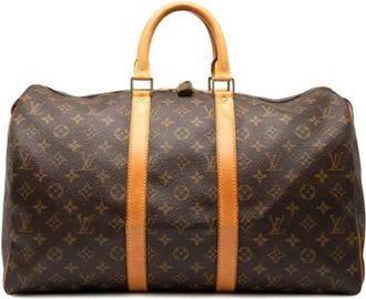 Louis Vuitton Pre-owned Weekend Bags, female, Brown, Size: ONE SIZE Pre-owned Weekend Bag