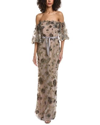 Marchesa Embellished Gown