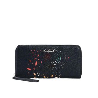 Desigual Grote Portemonnee - Dames - Portefeuilles - Zwart - ONE Size - Accessoires