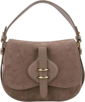 Coccinelle Mavery Small Shoulder Bag - Dames - Handtassen - Bruin - ONE Size - Katoen - Tassen