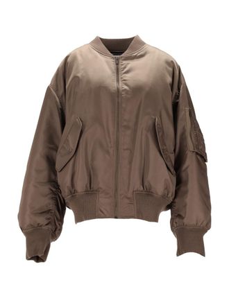 Saint Laurent Bomber Ample Tech Bril Wr Recy