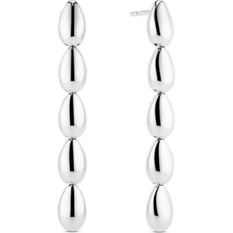 Sif Jakobs Jewellery Earrings Goccia Pianura in 925 Sterling Silver at Nordstrom, Size Large