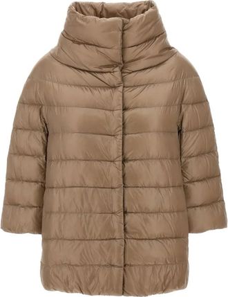Herno Winterjassen Piumino Stijl - Dames - Winterjassen - Beige - XL - Jassen