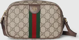 Gucci Ophidia Small Camera Bag, Beige, GG Canvas