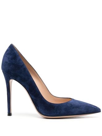 Gianvito Rossi Su&egrave;de pumps - Blauw