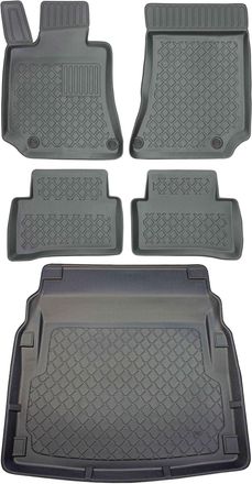 OEM Juego De Alfombrillas Para Coche Y Maletero Para Mercedes Clase E W212 Sed&aacute;n (marzo De 2009 A Marzo De 2016)