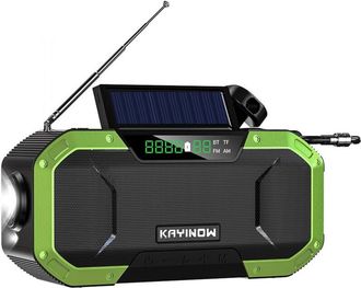 OEM Radio Dinamo De Supervivencia Bluetooth Port&aacute;til - Bater&iacute;a 5000mah - Cargador Usb Para Smartphone - Linterna, Fm/am - Radio De Manivela Solar Ideal Pa