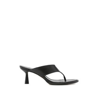 Aeyde Heeled Mules, female, Black, Size: 10 US Sandalo Olenna