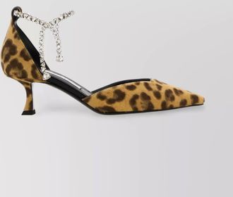 Jimmy Choo London leather printed pumps