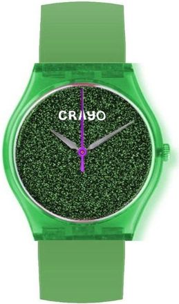 Crayo Glitter Green Dial Watch CRACR4503