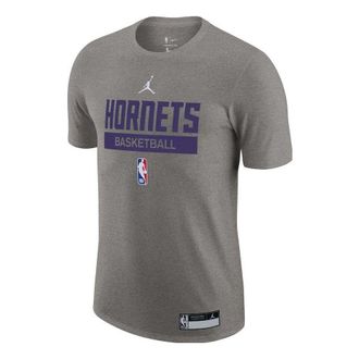 Air Jordan x NBA Charlotte Hornets T-Shirt Grey DR6455-063