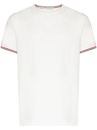 Moncler T-shirt con applicazione - Bianco