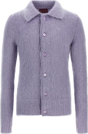 Gucci Lilac Wool Cardigan