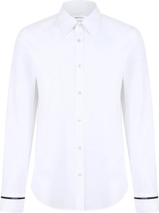 Alexander McQueen Cotton Tailored Shirt - Heren - Zakelijke Overhemden - Wit - M - Katoen - Overhemden