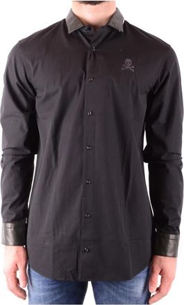 Philipp Plein Casual overhemd - Heren - Casual Overhemden - Zwart - S - Overhemden