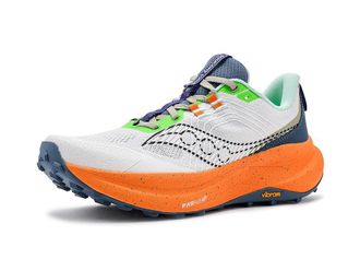 Saucony Xodus Ultra 4 Mens Running Shoes White/Tumeric : 12.5 D - Medium, Leather