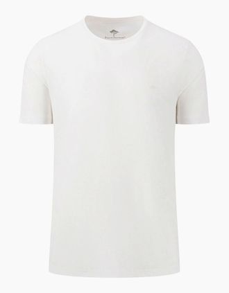 Fynch-Hatton Mens FYNCH-HATTON T-SHIRT WHITE - Size: 38