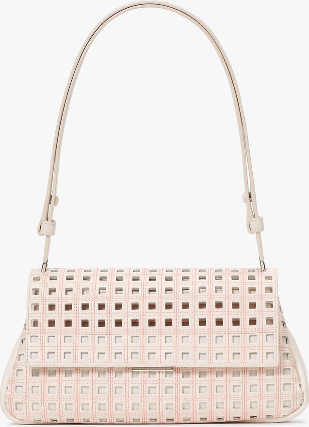 Grace Perforated Convertible Shoulder Bag