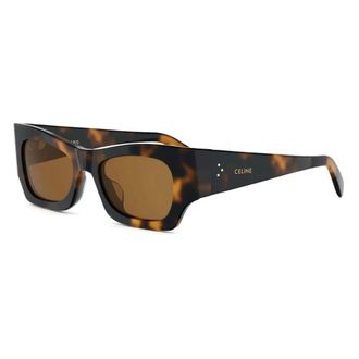 Celine Celine - 3 Dots Zonnebril - unisex - Accessoires - Bruin - Maat: 52 MM