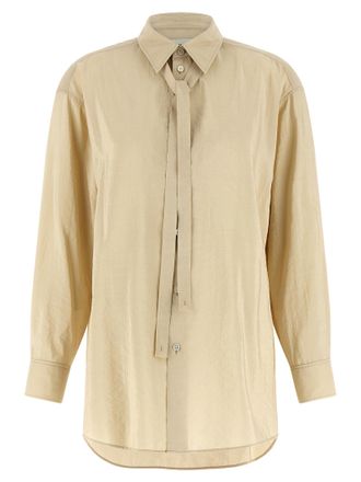 Christophe Lemaire Beige Silk Womens Blouse