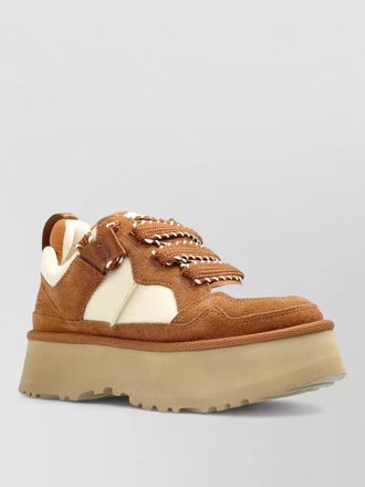UGG leather low-top sneakers