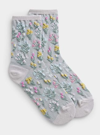 Simons Womens Spring blossom socks