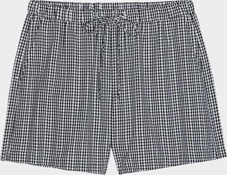 Rails Jenner Gingham Drawstring Shorts