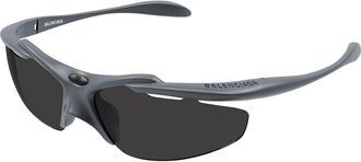 Balenciaga BB0464S Asian Fit 006 Mens Sunglasses Grey Size 72
