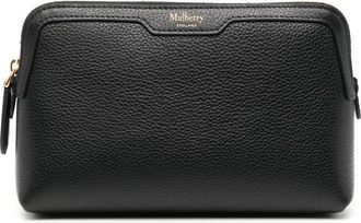 Mulberry Buidel met logo-reli&euml;f - Zwart