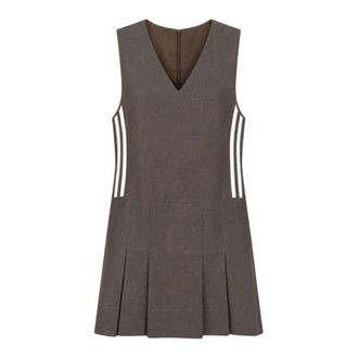 2-Biz Kleedjes - Dames - Korte kleedjes - Bruin - L - Kleedjes