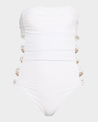 Ramy Brook Viviana Strapless One-Piece Swimsuit