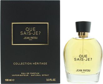 Jean Patou Mens Collection Heritage Que Sais-Je? Eau de Parfum 100ml Spray for Her - Orange - One Size