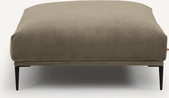 AM.PM XL fluwelen poef, Oscar, ontwerp Emmanuel Gallina