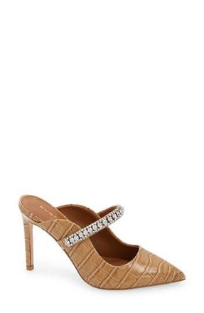Kurt Geiger Duke Crystal Strap Pointed Toe Mule in Camel Oth at Nordstrom Rack, Size 5.5Us / 35.5Eu