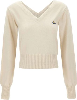 Vivienne Westwood Truien & Vesten, Dames, Wit, XS, Katoen, Beatrice Sweater