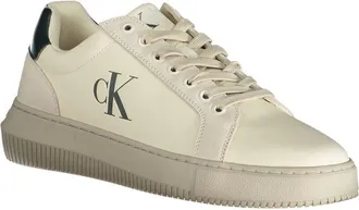 Calvin Klein Logo Low-Top Sneaker - White