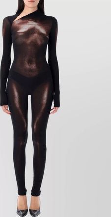 Jean Paul Gaultier mesh body jumpsuit dust