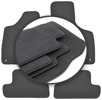 OEM Alfombrillas Premium Para Audi Tt Ii 8j Descapotable, Roadster Y Coup&eacute; (2006-2014)