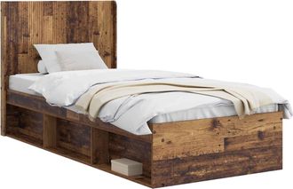 vidaXL Estructura De Cama Con Almacenamiento Y Cabecero Vidaxl