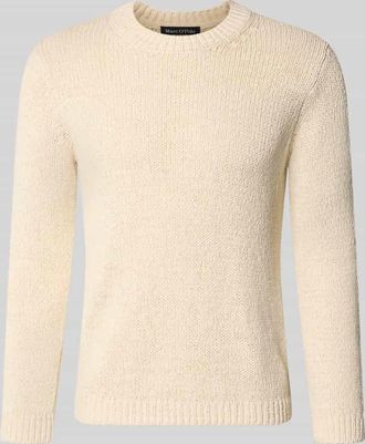 Marc O'Polo Regular Fit Strickpullover aus Baumwoll-Mix in Offwhite, Gr&ouml;&szlig;e XXXL
