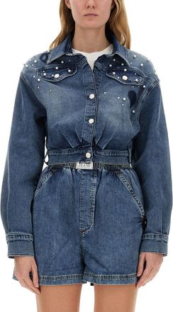 Moschino Shirt With Logo-Donna