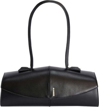 Jil Sander Black Linea Large Shoulder Bag