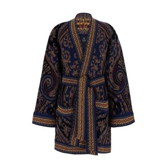 Etro Dames, Truien, Veelkleurig, Maat: XS Wol